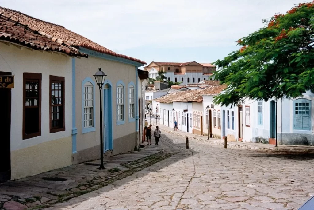 Charming colonial houses in Goiás Charming colonial houses in Goiás Velho, a beautiful example of the historic cities of Goiáss