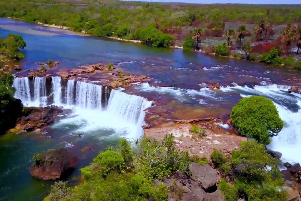 Velha Waterfall, one of the waterfalls in Jalapão