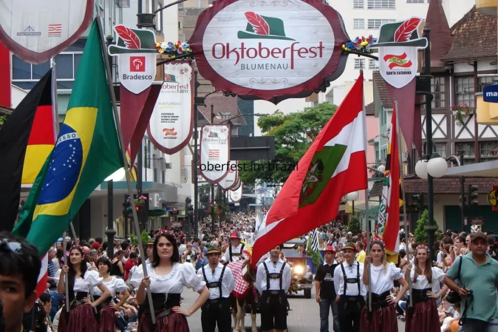 Oktoberfest celebration in Blumenau, Brazil