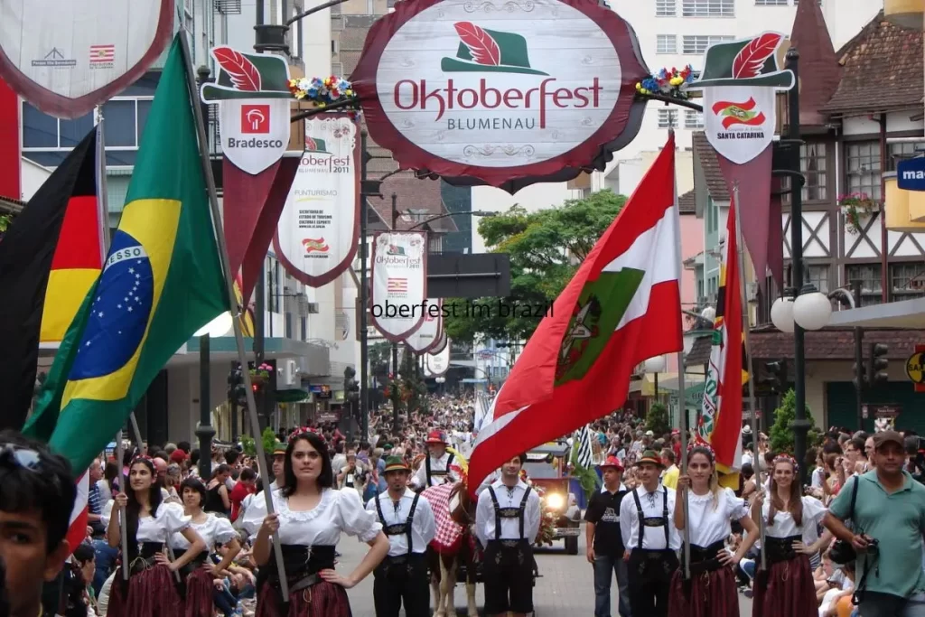 Oktoberfest celebration in Blumenau, Brazil