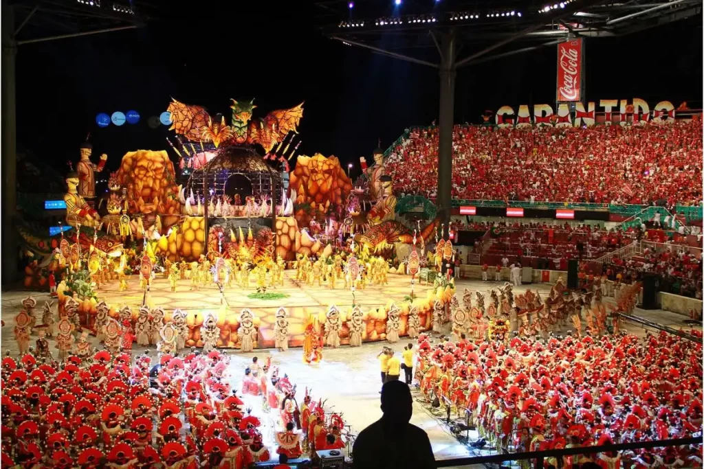 Parintins Folklore Festival performance in the Amazon