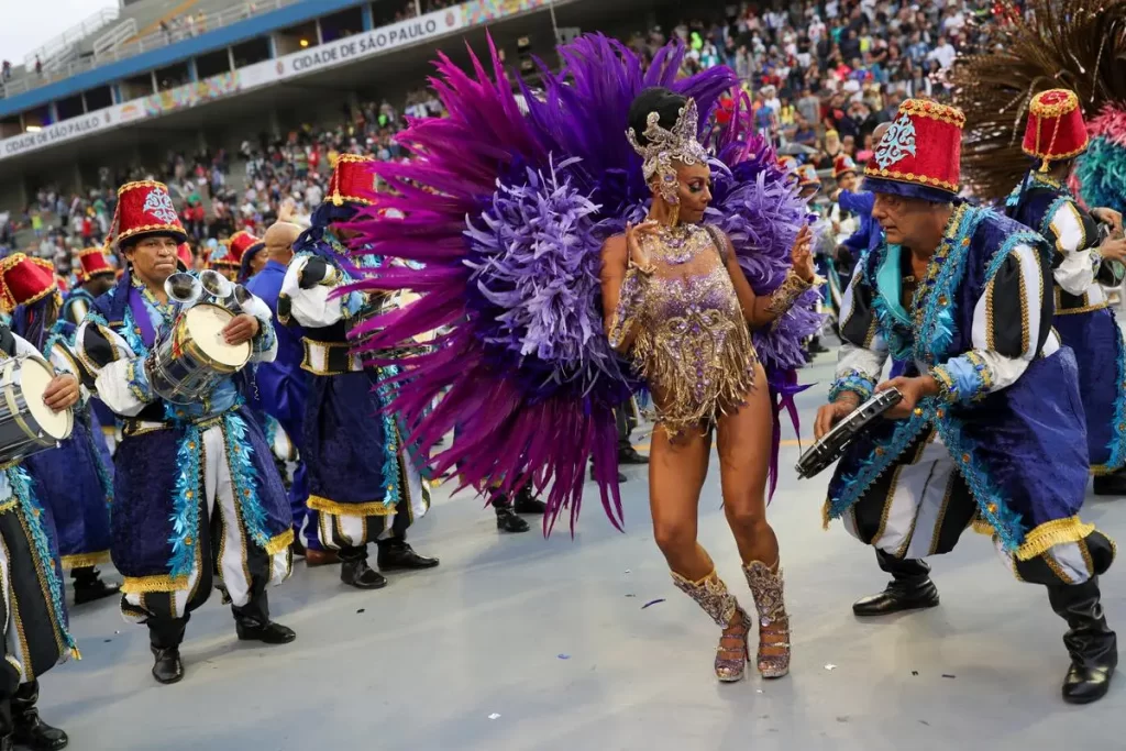 Carnival parade in Rio de Janeiro, Brazil