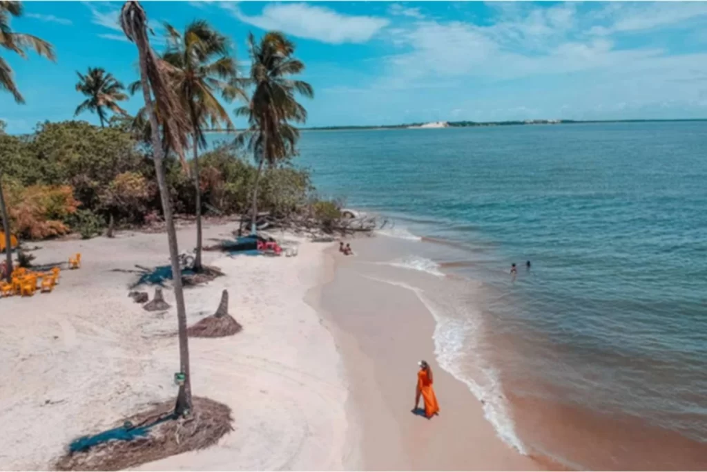 Clear water and soft sand at Praia do Saco – hidden gem in Northeast Brazil