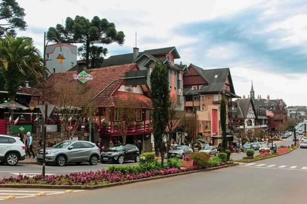 Gramado city center with European architecture and attractions - Serra Gaúcha